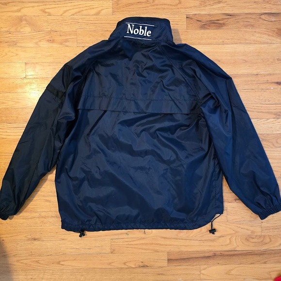 Vintage Palace Station Casino Las Vegas Blue Windbreaker Jacket Gambling 90s LG - Picture 7 of 7